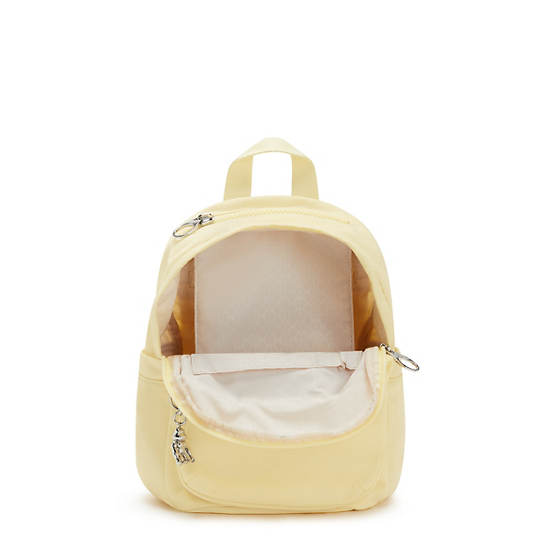 Kipling Delia Mini Backpacks Soft Yellow | AU 1567JP